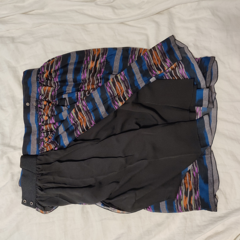Proenza Schouler Vibrant Striped A-Line Skirt - Picture 2 of 5
